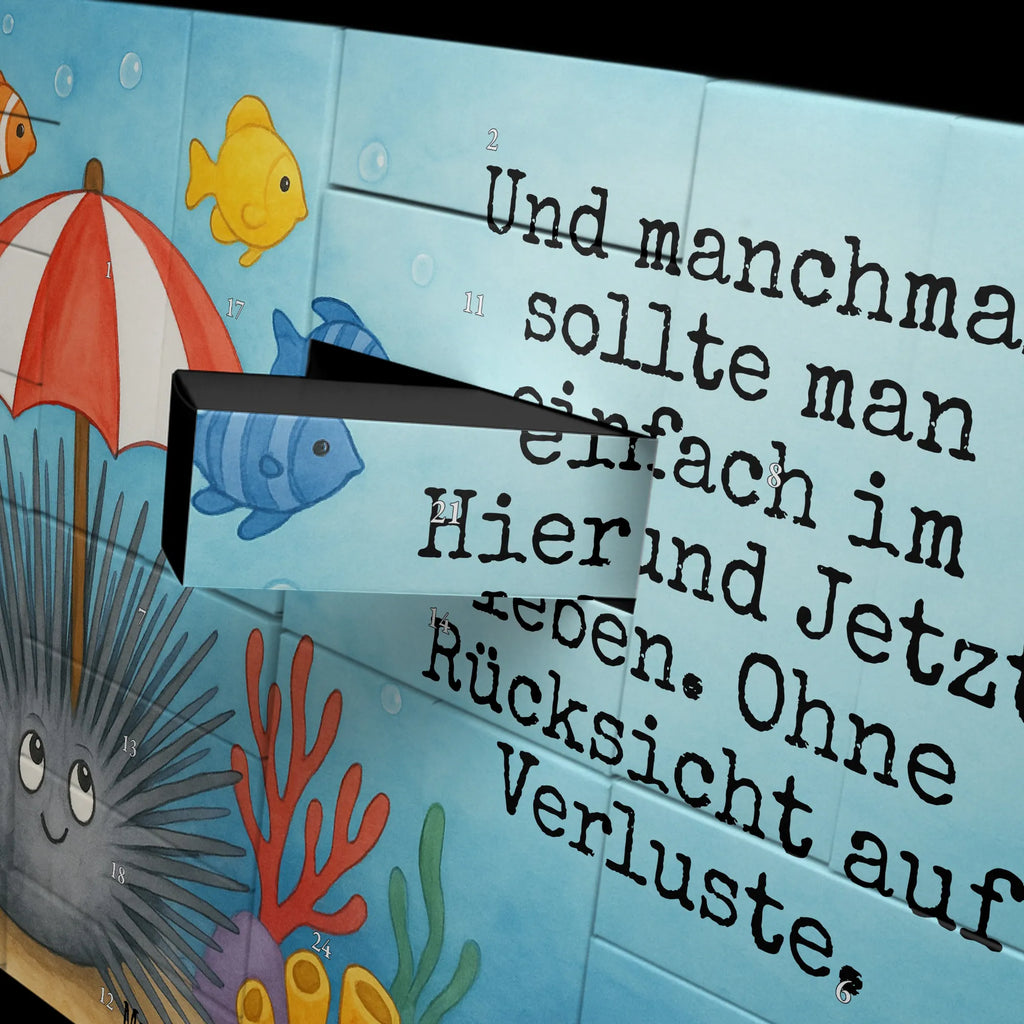 Fillable advent calendar Sea urchins Design gift ideas, vacation, Seafood, aquatic animals, ocean, shells, corals, reef, whale, narwhal, sea urchin, lobster, platypus, manatee, crocodile, shrimp, gifts for seafood lovers, water world, underwater animals, underwater world, deep sea, seafood fans, seafood decoration, seafood posters, sea urchins, living, mindfulness, self-love, here and now, self-acceptance