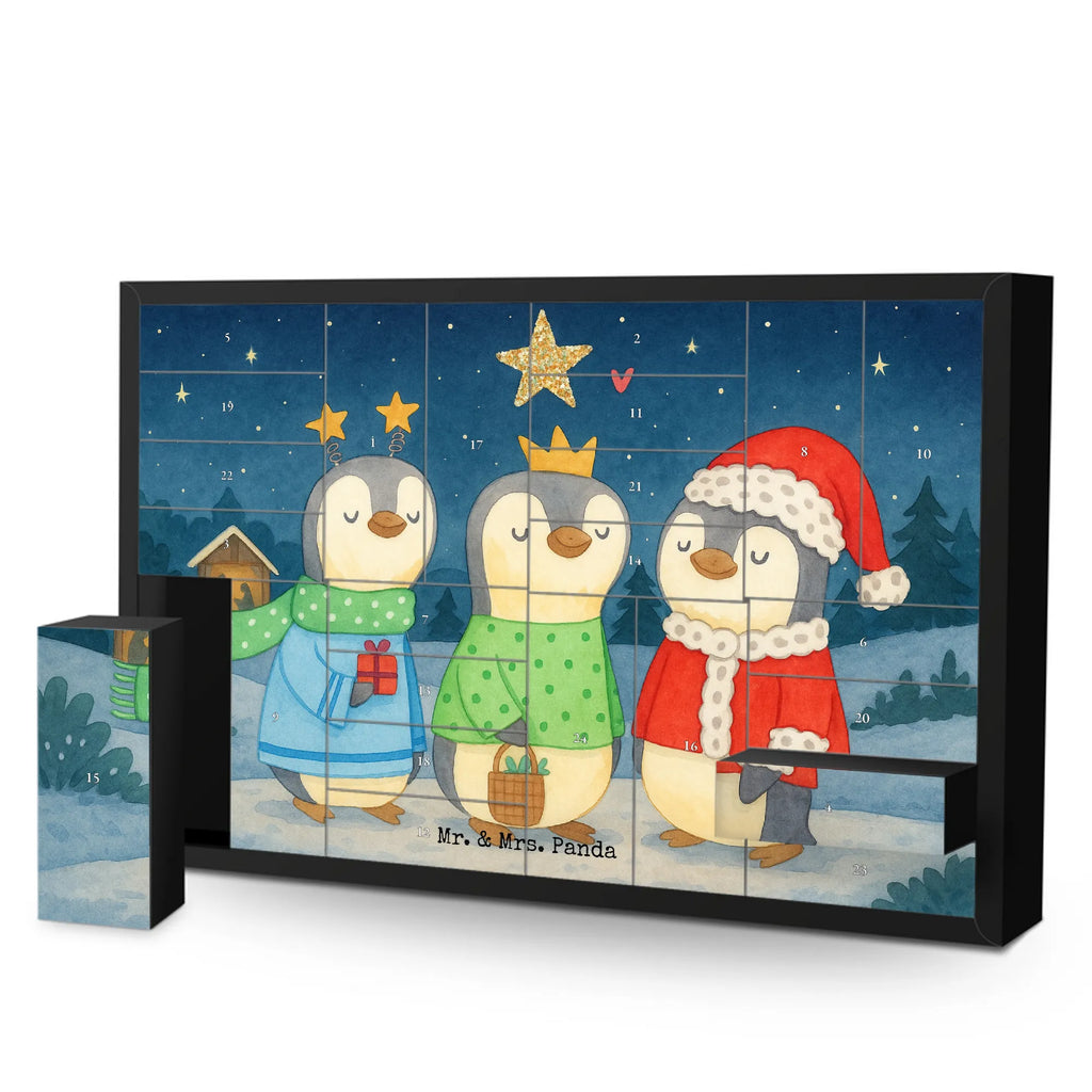 Fillable advent calendar wintertime Holy Three Kings Design Christmas time, snow, Santa Claus, Christmas days, Christmas present, Christmas Eve, Epiphany