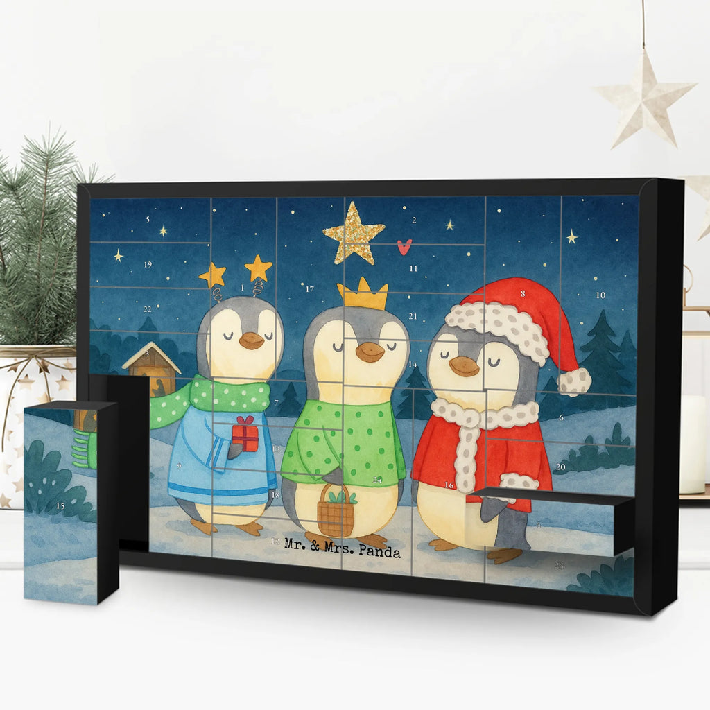 Fillable advent calendar wintertime Holy Three Kings Design Christmas time, snow, Santa Claus, Christmas days, Christmas present, Christmas Eve, Epiphany
