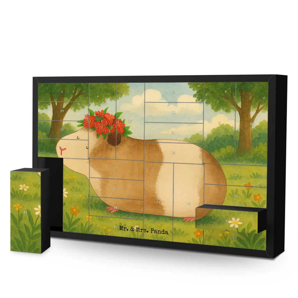 Fillable advent calendar Guinea pig wisdom Design card, gift ideas, gifts, small animals, cute, cute animal motives, hand drawn, funny sayings, good mood, special gifts, animal lover, wonderland, saying, guinea pig, wisdom, flower child, wonder, reality