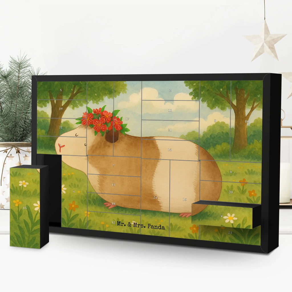 Fillable advent calendar Guinea pig wisdom Design card, gift ideas, gifts, small animals, cute, cute animal motives, hand drawn, funny sayings, good mood, special gifts, animal lover, wonderland, saying, guinea pig, wisdom, flower child, wonder, reality