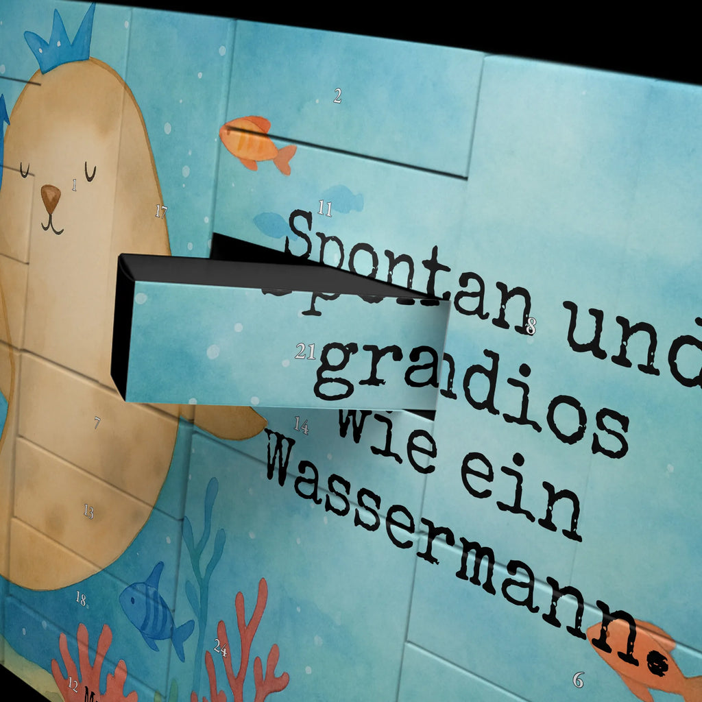 Fillable advent calendar Star sign Aquarius Design Advent calendar, Advent calendar men, self filling, Advent calendar 2020, Advent calendar women, constellations, birthdays, astrology, zodiac, date of birth, month of birth, nix, birthday february, aquarius gift, sea gift, merman, gift february, aquarius zodiac sign, gift january, birthday january