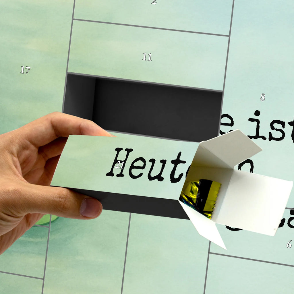 Fillable advent calendar otter Water Lily Design animal lover, marten, sea otter, European otter, water mammal, aquatic animal, baby otter, predator, water, otter gifts, gift ideas for animal lovers, animal, mammal, water animal, gifts for people in love