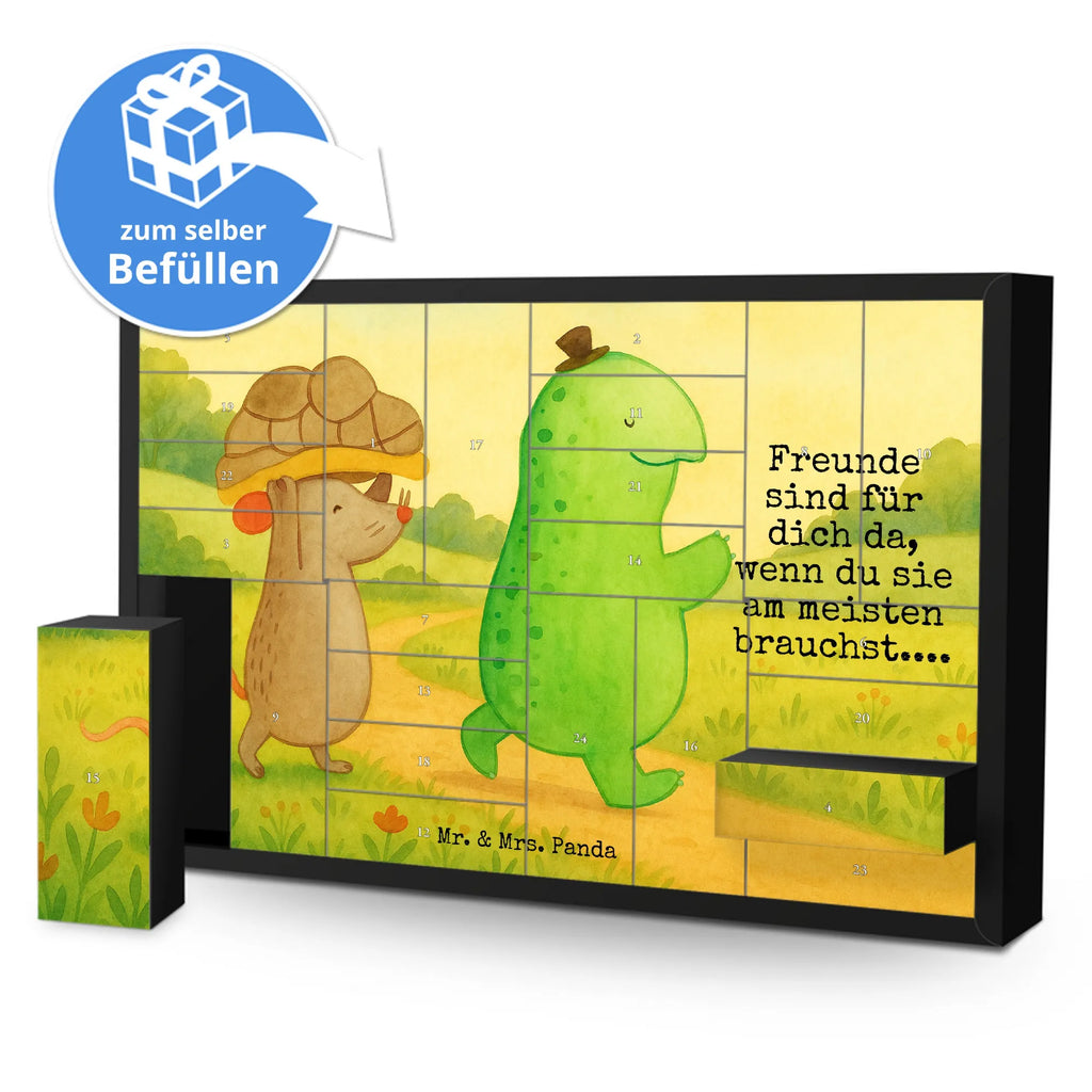 Fillable advent calendar tortoise Mouse Design gift, gift ideas, cute, illustrated, tortoise, reptile, ancient creature, sweet, birthday gift, turtle gift items, funny turtle gifts, pet turtles, best friend, sister or daughter, turtle lover, mouse, friends, girlfriends