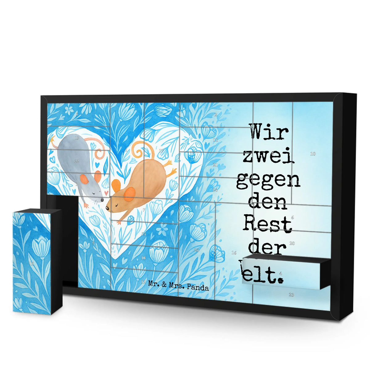 Fillable advent calendar Mice heart Design Loving, Two, Together, Marriage, Proposal of marriage, Love gift, gift for her, gift for him, anniversary gift, anniversary, togetherness, mice, wedding, mouse, proof of love, favourite person, love gift, gift for two, love message