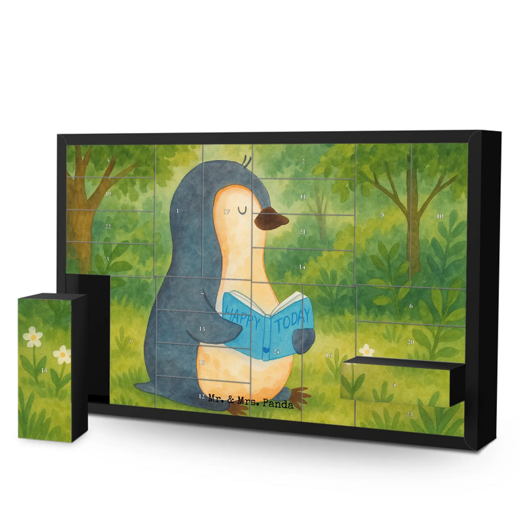 Fillable advent calendar Penguin A book Design North Pole, Penguins, holidays, bookworm, leisure, book, reading, penguins, lazing around, vacation, doing nothing