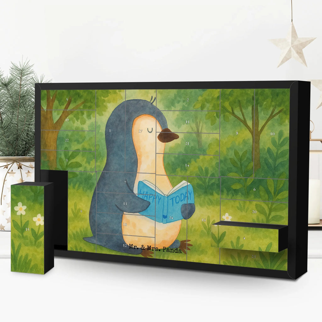 Fillable advent calendar Penguin A book Design North Pole, Penguins, holidays, bookworm, leisure, book, reading, penguins, lazing around, vacation, doing nothing