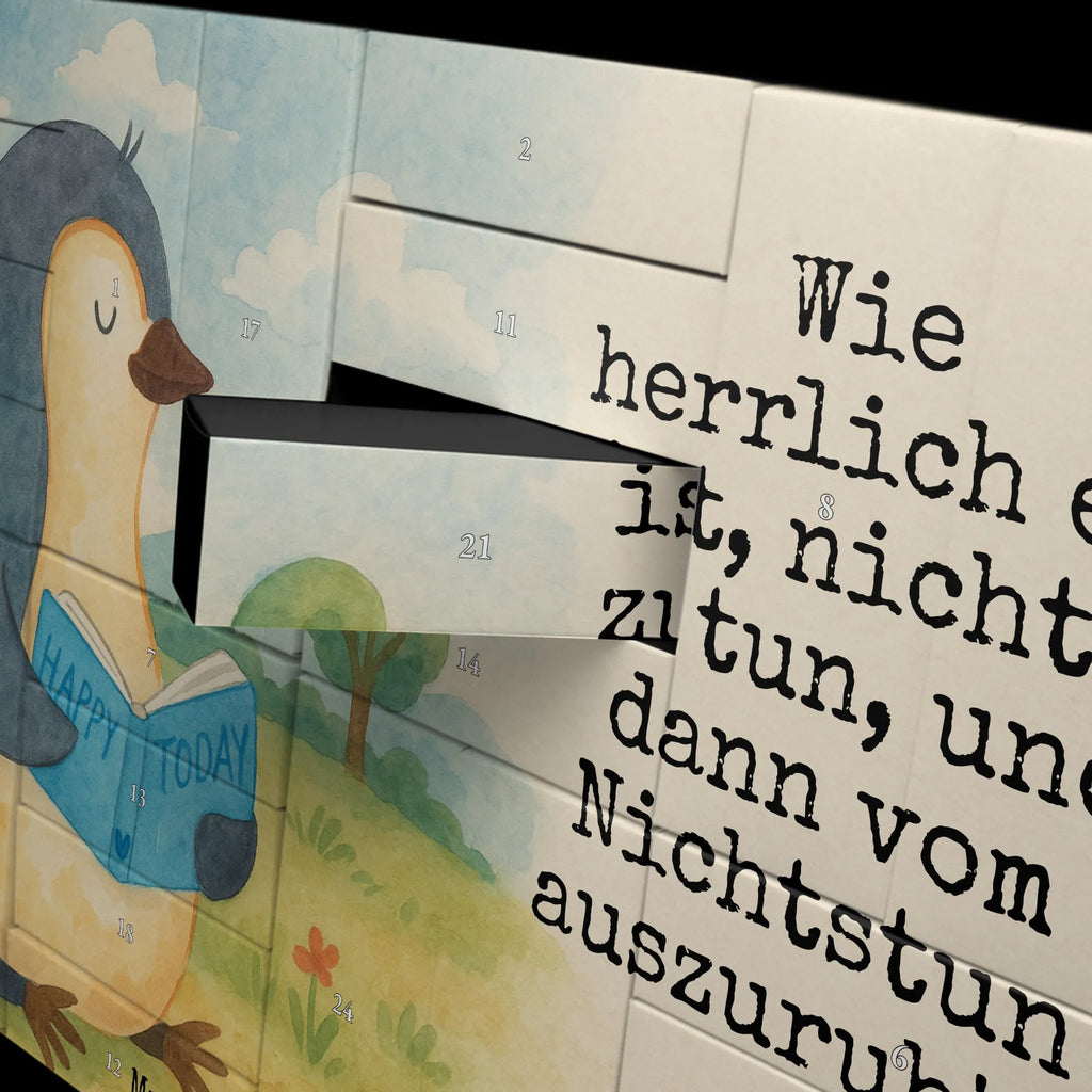 Fillable advent calendar Penguin A book Design North Pole, Penguins, holidays, bookworm, leisure, book, reading, penguins, lazing around, vacation, doing nothing