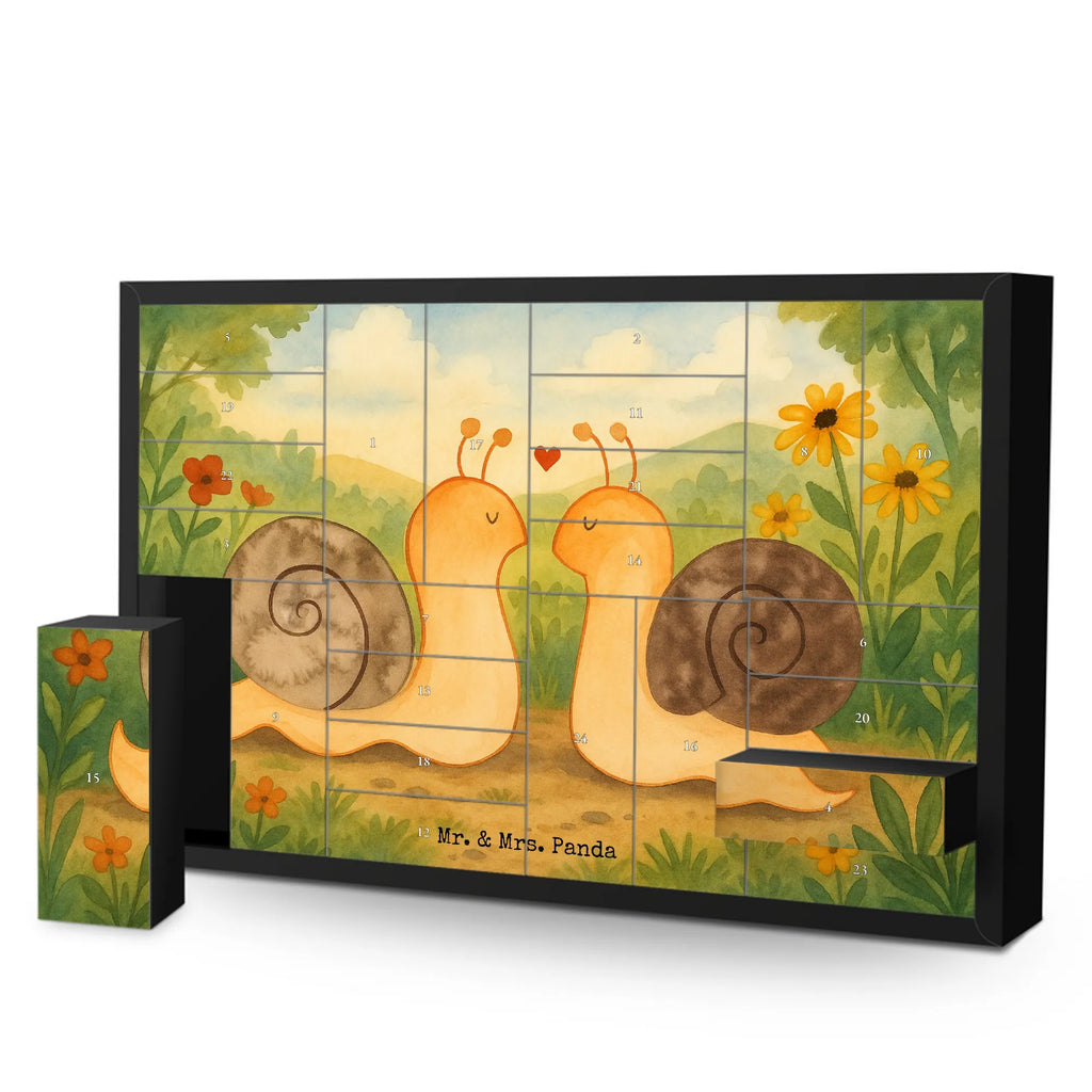 Fillable advent calendar Snails in love Design Loving, Two, Together, Marriage, Proposal of marriage, Love gift, gift for her, gift for him, anniversary gift