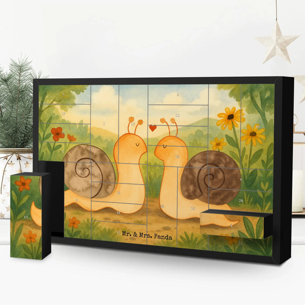 Fillable advent calendar Snails in love Design Loving, Two, Together, Marriage, Proposal of marriage, Love gift, gift for her, gift for him, anniversary gift