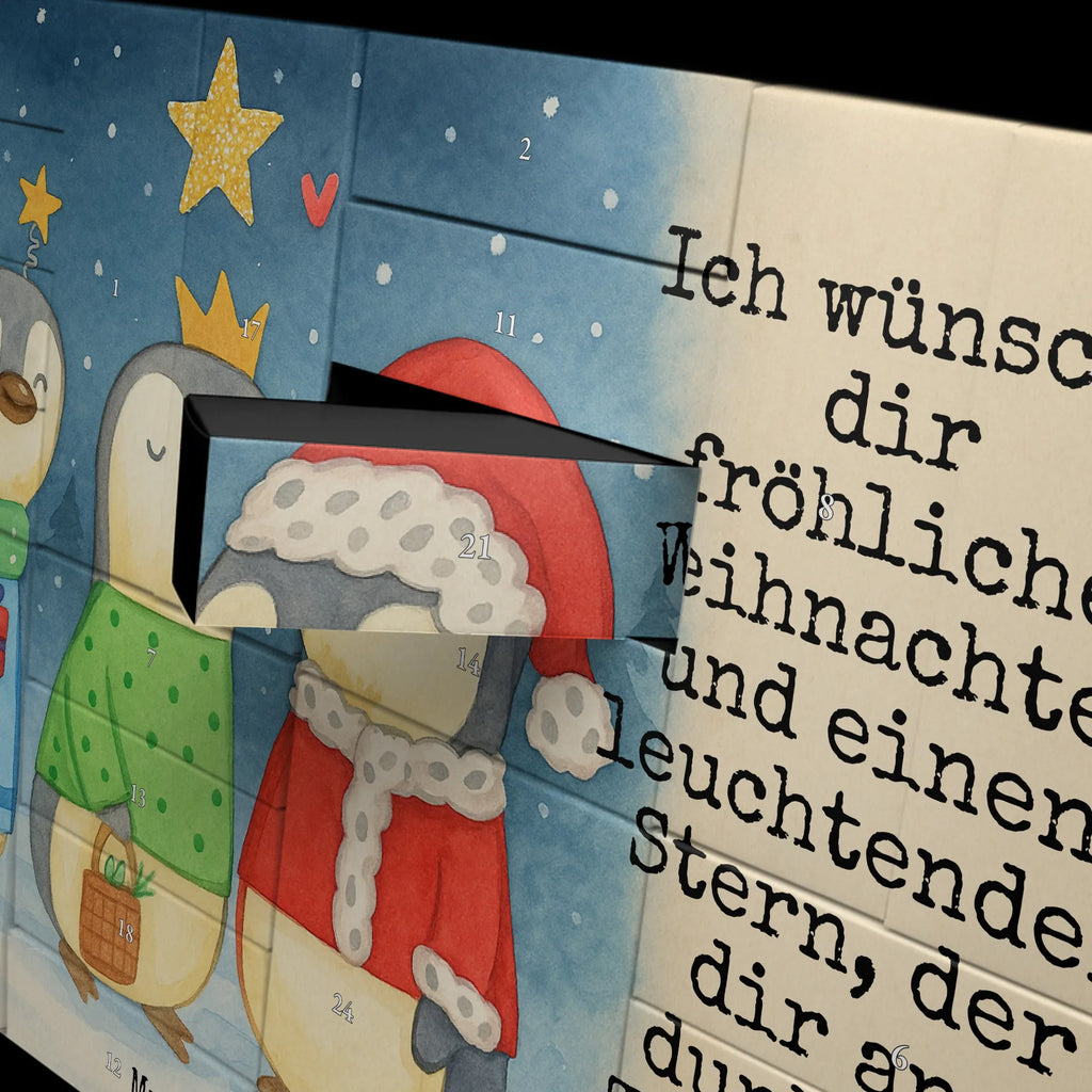 Fillable advent calendar wintertime Holy Three Kings Design Christmas time, snow, Santa Claus, Christmas days, Christmas present, Christmas Eve, Epiphany