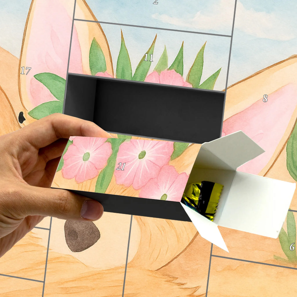  lis pustynny kwiaty Design Afryka, dzikie zwierzęta