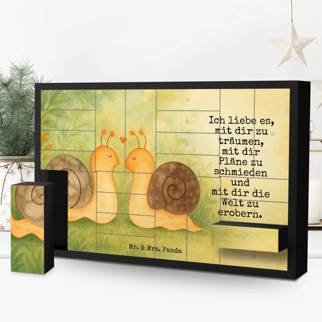 Fillable advent calendar Snails in love Design Loving, Two, Together, Marriage, Proposal of marriage, Love gift, gift for her, gift for him, anniversary gift