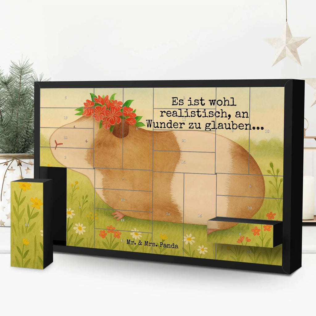 Fillable advent calendar Guinea pig wisdom Design card, gift ideas, gifts, small animals, cute, cute animal motives, hand drawn, funny sayings, good mood, special gifts, animal lover, wonderland, saying, guinea pig, wisdom, flower child, wonder, reality
