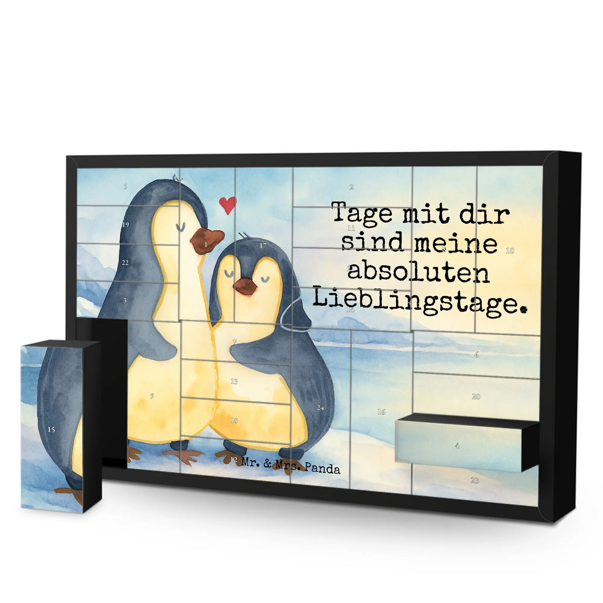 Fillable advent calendar Penguin embrace Design Advent calendar men, self filling, Advent calendar 2020, Advent calendar women, Advent calendar, Penguin, North Pole, Winter, Penguins, lovers, love gift, anniversary, love, wedding gift, engagement, proof of love, wedding day, wedding, penguin