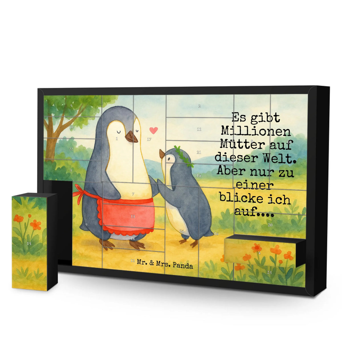 Befüllbarer Adventskalender Pinguin mit Kind Design Adventskalender Box, Bastel Adventskalender, Adventskalender, diy weihnachtskalender, Leerer Adventskalender, selbstbefüllbarer adventskalender, Weihnachtskalender, Geschenkekalender, Adventskalender Schachtel, Kalender Zum Befüllen, Schachtel Adventskalender, Diy Adventskalender, Muttertag, Vatertag, Mama, Papa, Oma, Opa, Familie, Schwester, Bruder, Geschenk, Mami, Mutti, Mutter, Geburststag