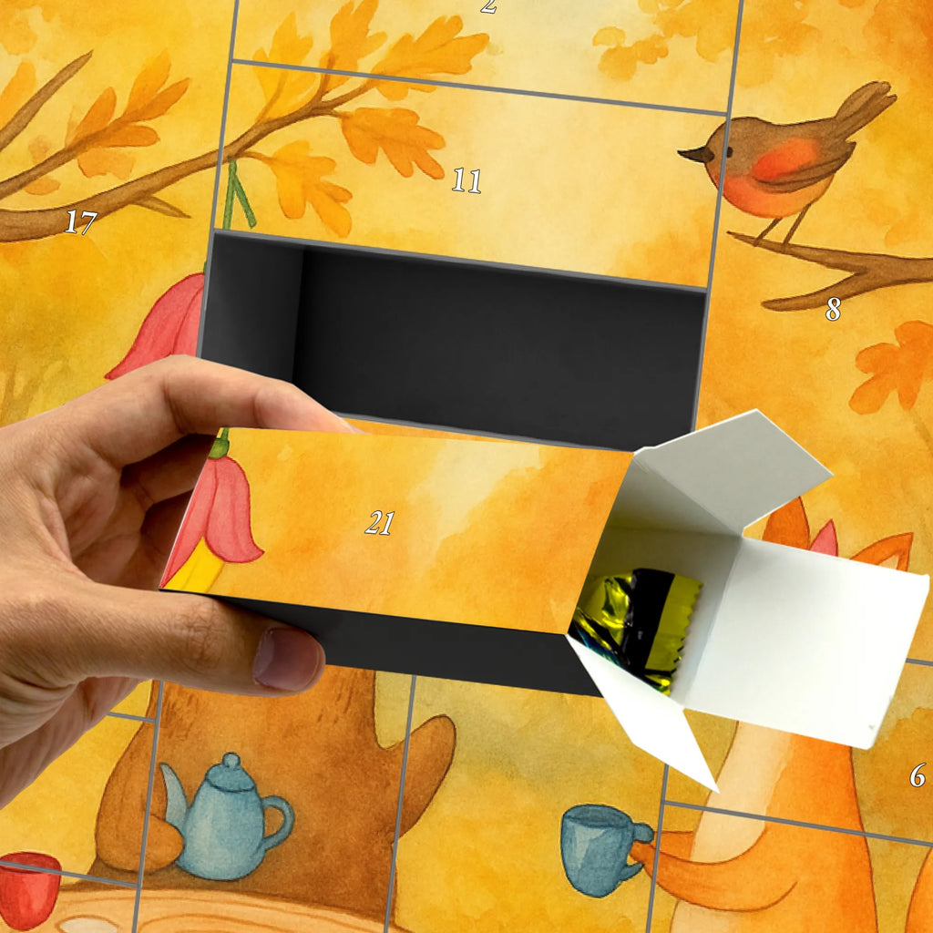 Fillable advent calendar forest animals picnic Design card, gift ideas, gifts, small animals, cute, cute animal motives, hand drawn, funny sayings, good mood, special gifts, animal lover, squirrel, picnic, hare, forest animals, forest, mouse