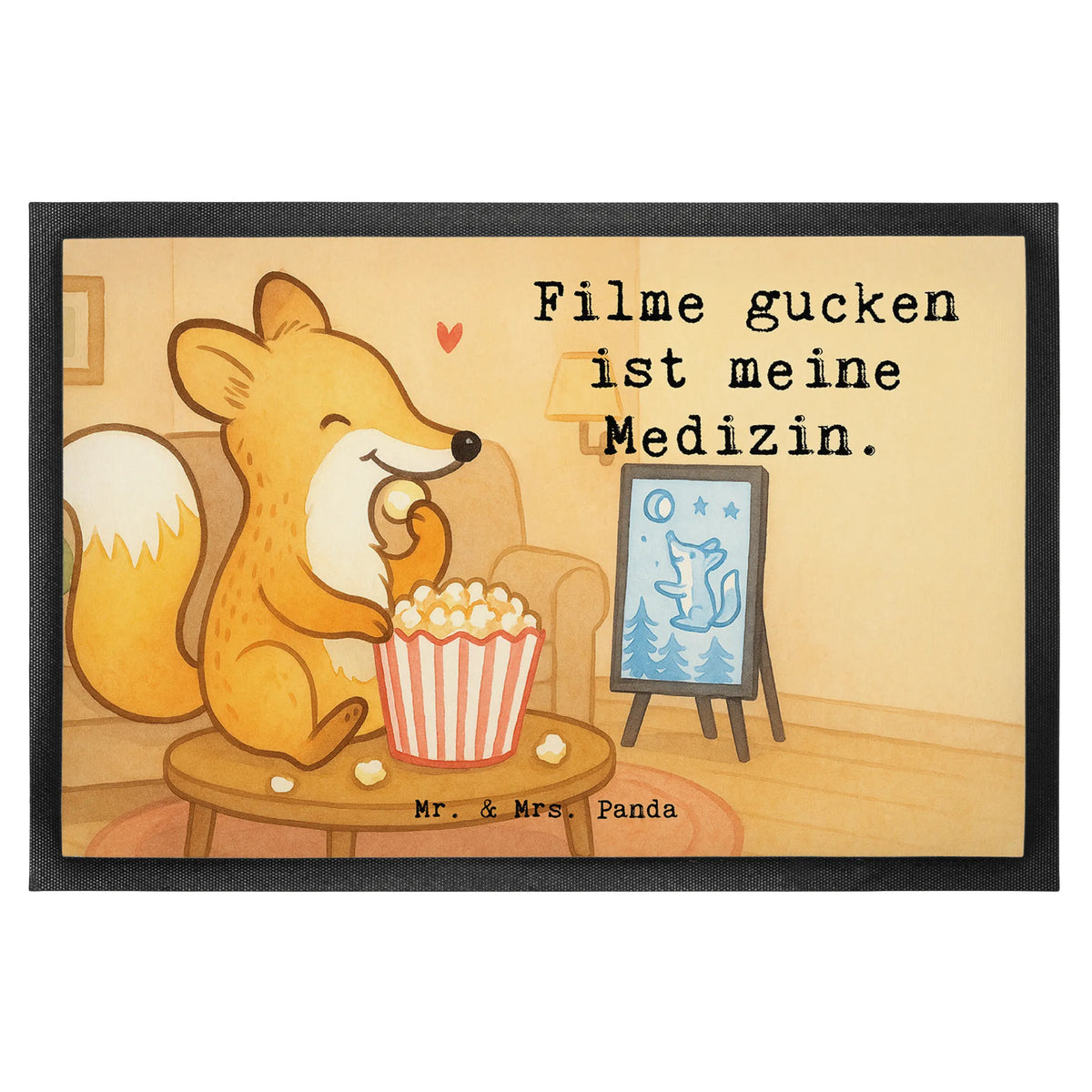 Fußmatte Fuchs Filme gucken Design Schmutzfangteppich, Abtreter, Bodenvorleger, Abtretmatte, Sauberlaufmatte, außenmatte, Fußabstreifer, Vorleger, Haustürmatte, Schmutzmatte, Eingangsmatte, Türmatte, matte haustür, Fußabtreter, teppichmatte, bodenmatte, abstreifer, flurmatte, Schmutzfangmatte, Outdoor-Matte, Eingangsteppich, Schuhabstreifer, fußmatte, Gummimatte, Fussmatte, Schmutzfänger, Türvorleger, Gummi-Fußmatte, hausmatte, Geschenk, Schenken, Sport, Sportart, Hobby, Danke, Dankeschön, Auszeichnung, Gewinn, Sportler, Filmabend, TV, Kino, Filme Gucken, Fernsehen