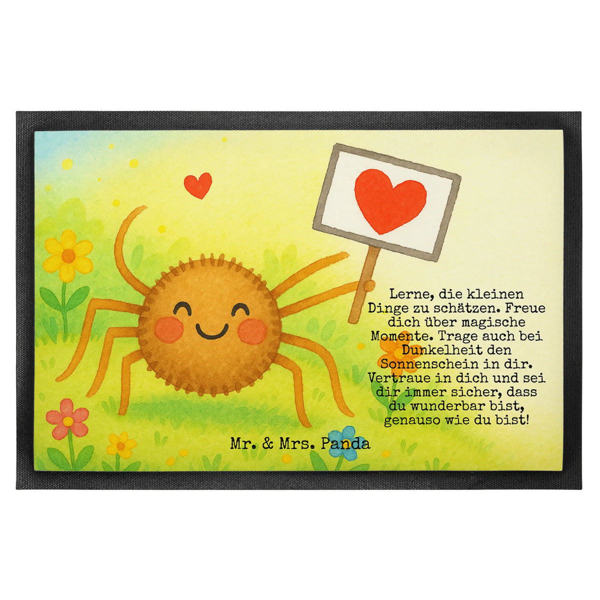 Doormat Spider Agatha Motivation Design Spider Agathe, Spider