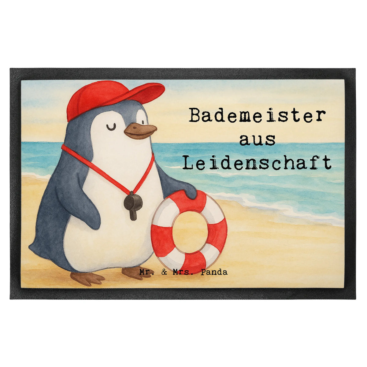 Doormat Lifeguard Passion Design gift, sayings, gift idea, best, farewell gift, passing exam, anniversary, retirement, promotion, job start, profession