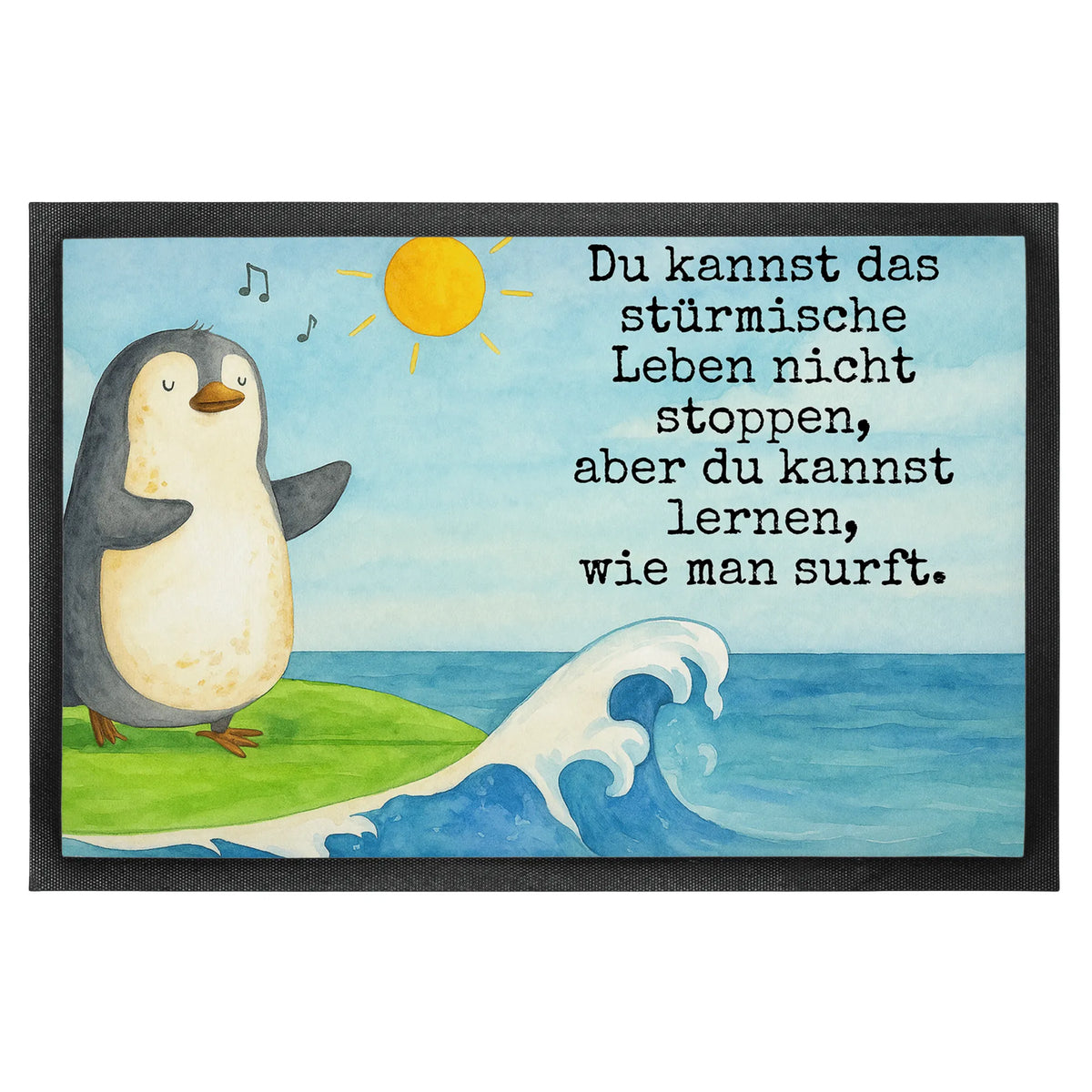 Fußmatte Pinguin Surfer Design Türmatte, Sauberlaufmatte, Schuhabstreifer, abstreifer, Haustürmatte, Abtretmatte, Schmutzfangmatte, Gummimatte, matte haustür, Schmutzfangteppich, Fussmatte, Fußabtreter, Bodenvorleger, Fußabstreifer, Eingangsteppich, flurmatte, Gummi-Fußmatte, teppichmatte, Eingangsmatte, Abtreter, Schmutzmatte, Vorleger, Schmutzfänger, außenmatte, hausmatte, bodenmatte, Türvorleger, fußmatte, Outdoor-Matte, Pinguin, Pinguine, Wellen Reiten, Surfen, Hawaii, Wellen, Urlaub, Portugal, Surfer