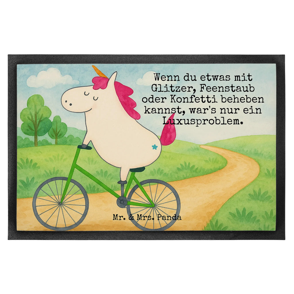 Fußmatte Einhorn Radfahrer Design Fußmatte waschbar, Sauberlaufmatte, Gummimatte, Fußmatte außen wetterfest, Fußabtreter, Fußabstreifer außen, Fußmatte außen, Schmutzfänger, Fussmatten, Fussmatten online, Schmutzmatte, Schmutzfangmatte waschbar, Fußabstreifer, Schmutzfangmatte, Gummi Matte, Fußmatte innen, Eingangsteppich, Haustürmatte, Türvorleger, Fußmatte outdoor, Türmatte, Fußmatten, Matte, Motivfußmatte, Vorleger, Fußabtreter außen, Schmutzfangteppich, Einhorn, Einhörner, Einhorn Deko, Unicorn, Feenstaub, Bike, Radfahrer, Rad, Konfetti, Kummer, Radfahren, Luxusproblem, Liebeskummer