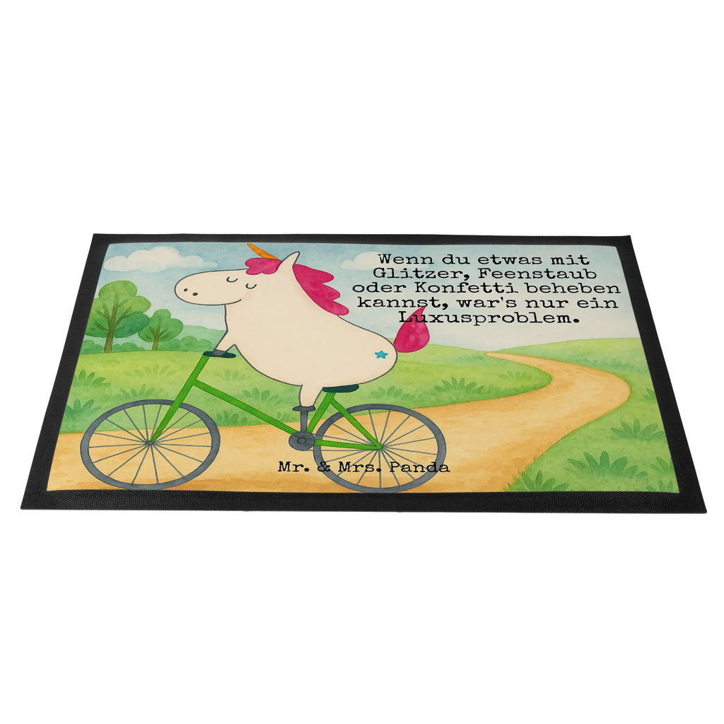 Fußmatte Einhorn Radfahrer Design Fußmatte waschbar, Sauberlaufmatte, Gummimatte, Fußmatte außen wetterfest, Fußabtreter, Fußabstreifer außen, Fußmatte außen, Schmutzfänger, Fussmatten, Fussmatten online, Schmutzmatte, Schmutzfangmatte waschbar, Fußabstreifer, Schmutzfangmatte, Gummi Matte, Fußmatte innen, Eingangsteppich, Haustürmatte, Türvorleger, Fußmatte outdoor, Türmatte, Fußmatten, Matte, Motivfußmatte, Vorleger, Fußabtreter außen, Schmutzfangteppich, Einhorn, Einhörner, Einhorn Deko, Unicorn, Feenstaub, Bike, Radfahrer, Rad, Konfetti, Kummer, Radfahren, Luxusproblem, Liebeskummer