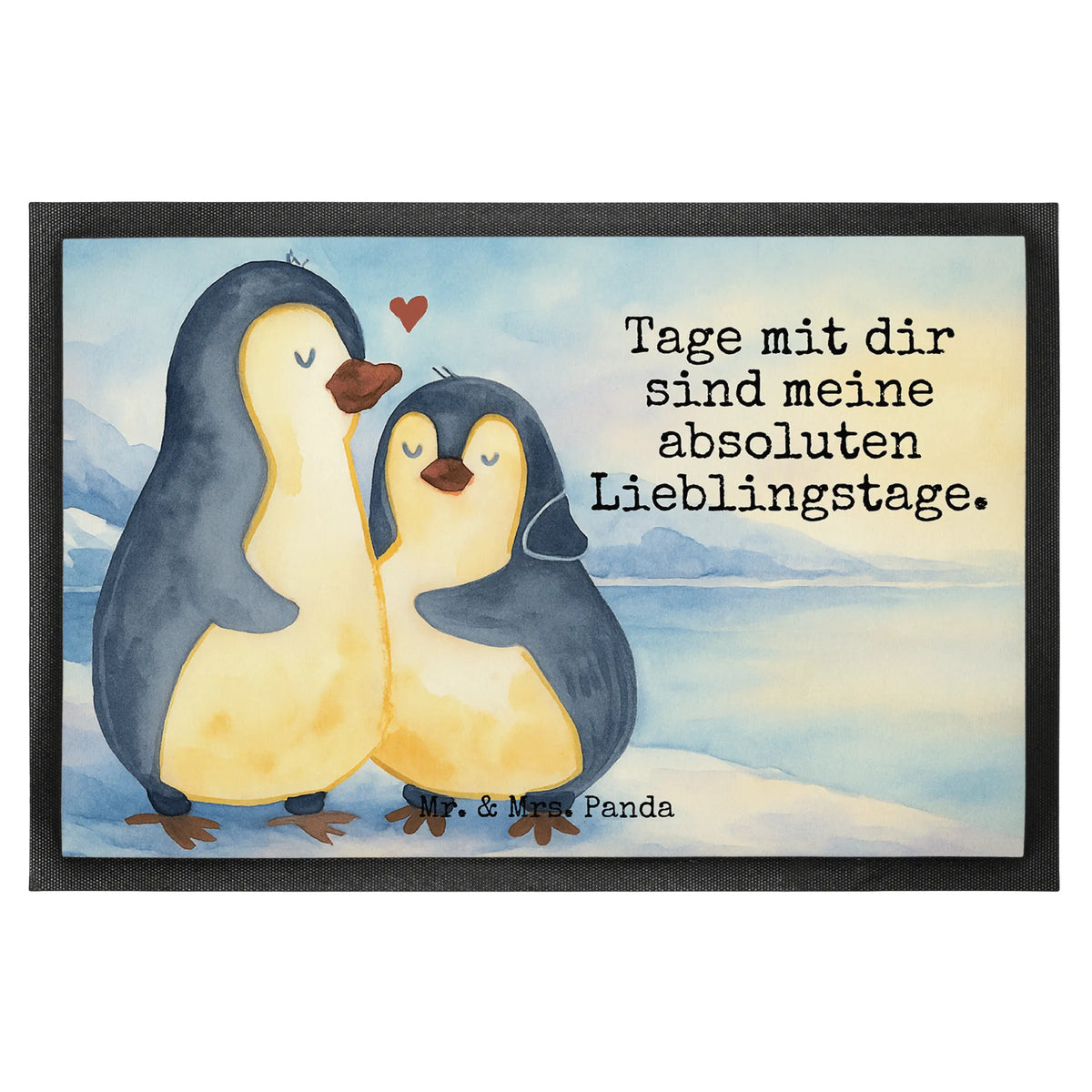 wycieraczka Pingwin przytulać Design Schmutzfangmatte, matte haustür, abstreifer, Bodenvorleger, Sauberlaufmatte, außenmatte, fußmatte, Gummi-Fußmatte, Schmutzfänger, Abtreter, Haustürmatte, Schmutzmatte, Türmatte, Abtretmatte, Fußabtreter, Vorleger, Schmutzfangteppich, Fussmatte, Fußabstreifer, Eingangsmatte, bodenmatte, Türvorleger, Gummimatte, Eingangsteppich, hausmatte, teppichmatte, Outdoor-Matte, flurmatte, Schuhabstreifer, Pinguin, Hochzeitstag, Liebesbeweis, Liebespaar, Hochzeit, Hochzeitsgeschenk, Verlobung, Liebesgeschenk, Liebe, Jahrestag