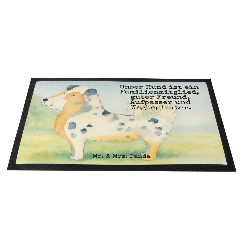 Fußmatte Hund Australien Shepherd Design Sauberlaufmatte, Haustürmatte, Fußabtreter, Eingangsteppich, Schmutzfangteppich, Matte, Fussmatten, Fußmatte innen, Fußabtreter außen, Schmutzfangmatte, Fußmatten, Fußabstreifer, Gummi Matte, Fußabstreifer außen, Türmatte, Türvorleger, Vorleger, Schmutzfänger, Fußmatte waschbar, Fußmatte outdoor, Fußmatte außen, Gummimatte, Schmutzfangmatte waschbar, Fußmatte außen wetterfest, Fussmatten online, Motivfußmatte, Schmutzmatte, Hund, Hundemotiv, Haustier, Hunderasse, Tierliebhaber, Hundebesitzer, Sprüche, Hundeliebe, Spruch, Familienhund, Shepherd, Australien Shepherd