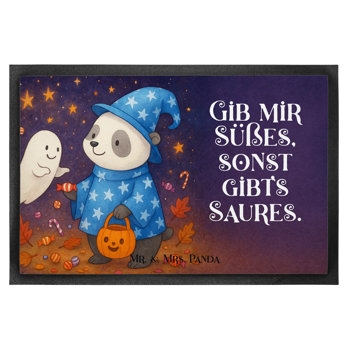 Doormat Panda Wizard Design decoration, gifts, Martin singing, decor, giving