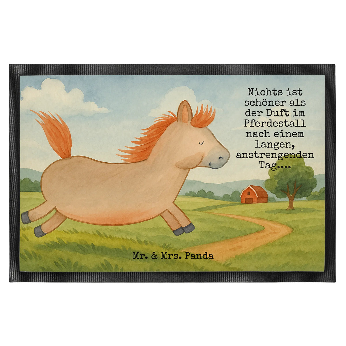 Fußmatte Pferd Springen Design Sauberlaufmatte, Abtreter, Haustürmatte, Bodenvorleger, Schmutzmatte, Fussmatte, matte haustür, Abtretmatte, teppichmatte, Schmutzfangmatte, Fußabtreter, Fußabstreifer, außenmatte, hausmatte, Gummimatte, bodenmatte, Eingangsmatte, Vorleger, abstreifer, Gummi-Fußmatte, Outdoor-Matte, Türvorleger, flurmatte, Eingangsteppich, Türmatte, Schmutzfänger, fußmatte, Schmutzfangteppich, Schuhabstreifer, Hoftiere, Bauernhof, Landwirtin, Landwirt, Ausreiten, Pferdebesitzer, Pony, Stall, Pferde, Reiten, Pferdestall, Pferd