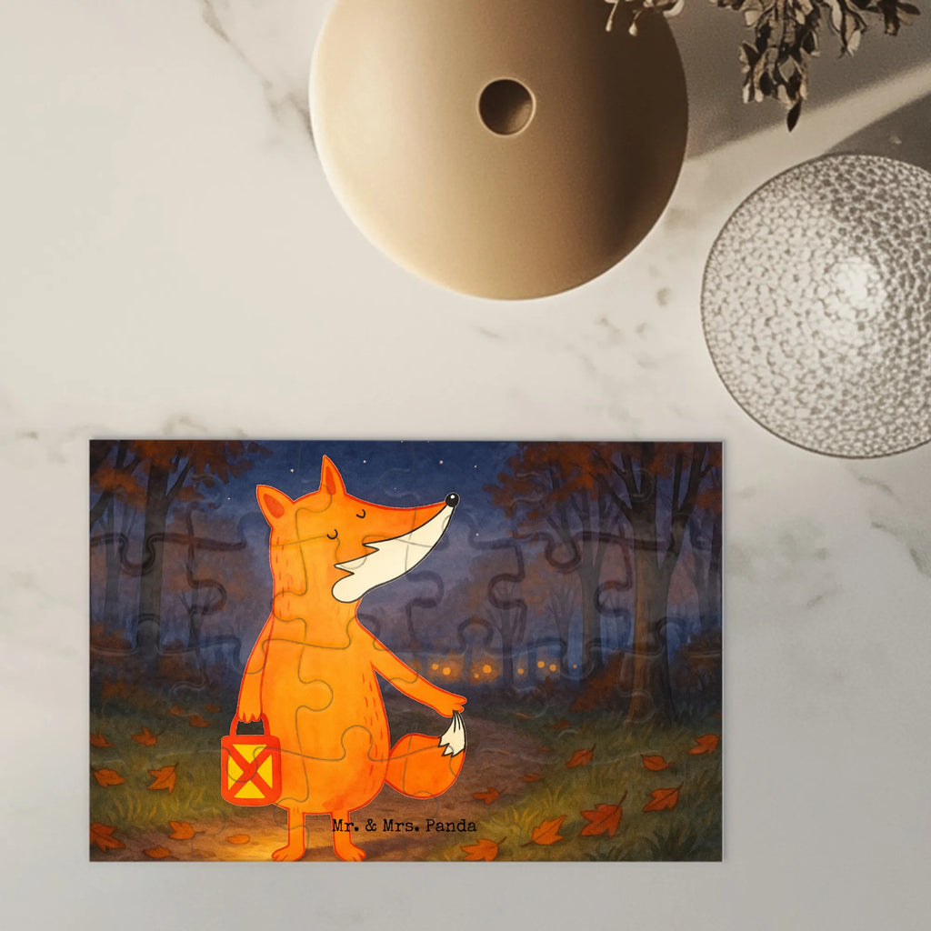 Puzzle Fuchs Laterne Design Puzzle, Fuchs, Spruch Trösten, Laterne, Sankt Martin, Aufmuntern, Liebeskummer Spruch, Cäsar Otto Hugo Flaischlen, Laternenumzug, Füchse