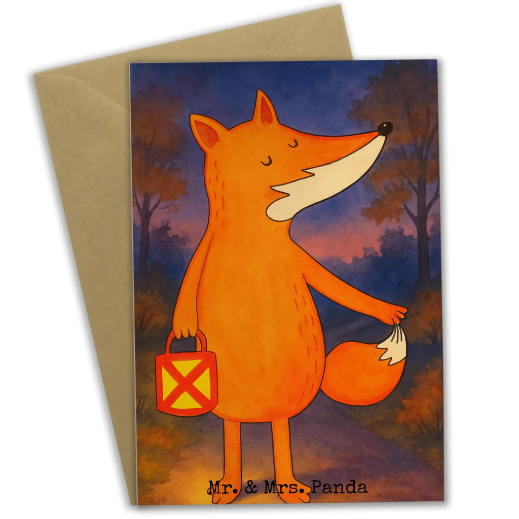 Grußkarte Fuchs Laterne Design Geburtstagskarte, Einladungskarte, Klappkarte, Grußkarte, Karte, Hochzeitskarte, Ansichtskarten, Glückwunschkarte, Fuchs, Cäsar Otto Hugo Flaischlen, Laternenumzug, Füchse, Spruch trösten, Aufmuntern, Sankt Martin, Laterne, Liebeskummer Spruch