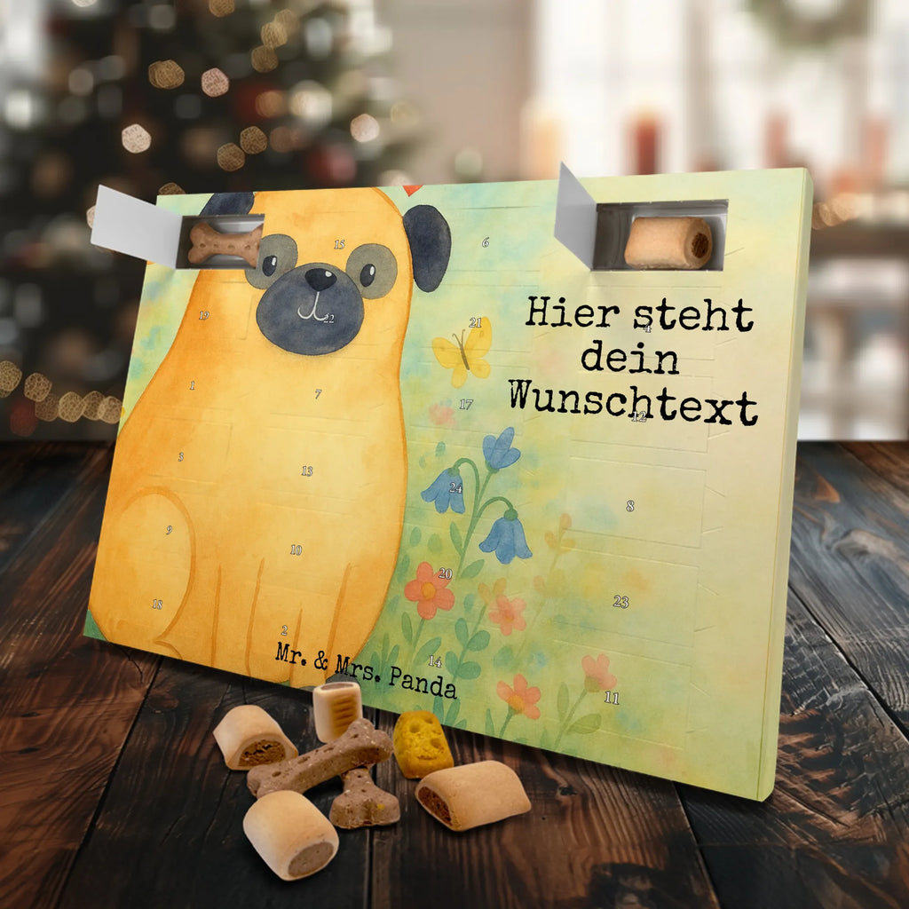 Personalisierter Hunde Adventskalender Mops Design Hunde Adventskalender, Sprüche, Hund, Hunderasse, Hundebesitzer, Hundemotiv, Haustier, Tierliebhaber, Liebe, Mops, Hundeliebe