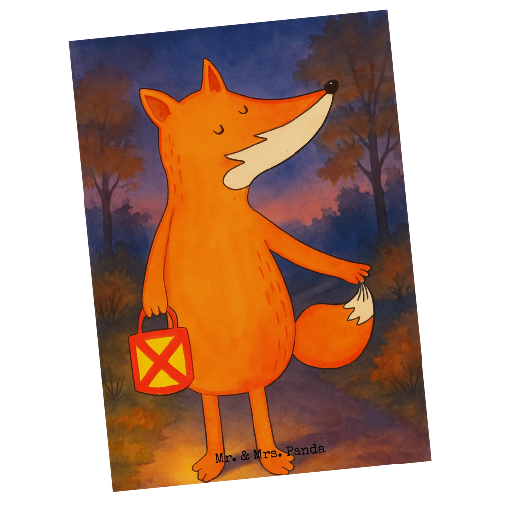 Postkarte Fuchs Laterne Design Einladungskarte, Geschenkkarte, Einladungskarten Geburtstag, Geburtstagskarte, Karte, Grußkarte, Ansichtskarten, Postkarte, Einladung Geburtstag, Ansichtskarte, Dankeskarte, Einladung, Fuchs, Füchse, Laterne, Laternenumzug, Spruch trösten, Aufmuntern, Sankt Martin, Liebeskummer Spruch, Cäsar Otto Hugo Flaischlen