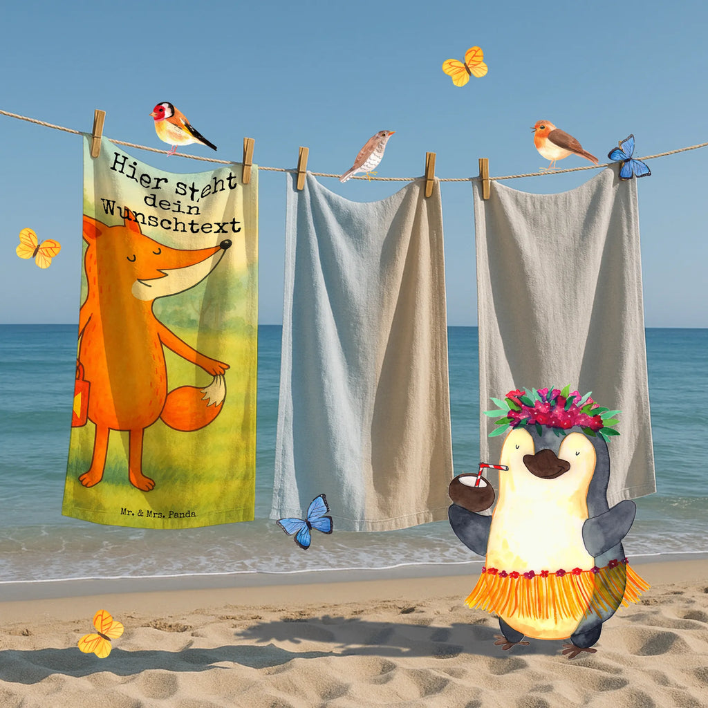 Personalisiertes Badehandtuch Fuchs Laterne Design Personalisiertes Badetuch, Strandtuch mit Namen, Badetuch mit Namen, Duschtuch mit Namen, Personalisiertes Handtuch, Kinder Handtuch mit Namen, Saunatuch mit Namen, Fuchs, Liebeskummer Spruch, Aufmuntern, Laterne, Spruch trösten, Füchse, Laternenumzug, Cäsar Otto Hugo Flaischlen, Sankt Martin