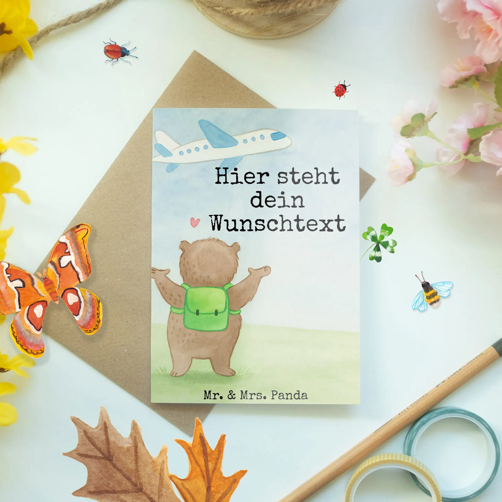 Personalisierte Grußkarte Bär Flugzeug Design Grußkarte als Geldgeschenk, Personalisierte Glückwunschkarte, Grußkarte mit Namen, Grußkarte selber drucken, Grußkarten personalisiert, Personalisierte Einladungskarte, Grußkarte selbst gestalten, Personalisierte Hochzeitskarte, Personalisiertere Klappkarte, Personalisierte Karte, Personalisierte Geburtstagskarte, Personalisierte Grußkarte, Grußkarte mit persönlichen Nachrichten, Liebe, Partner, Freund, Freundin, Ehemann, Ehefrau, Heiraten, Verlobung, Heiratsantrag, Liebesgeschenk, Jahrestag, Hocheitstag, Mitbringsel, für Ehemann, Geschenk für Freundin, Geschenk für Partner, Geschenk für Frauen, für Männer, Hochzeitstag, Valentinstag, Liebesbeweis