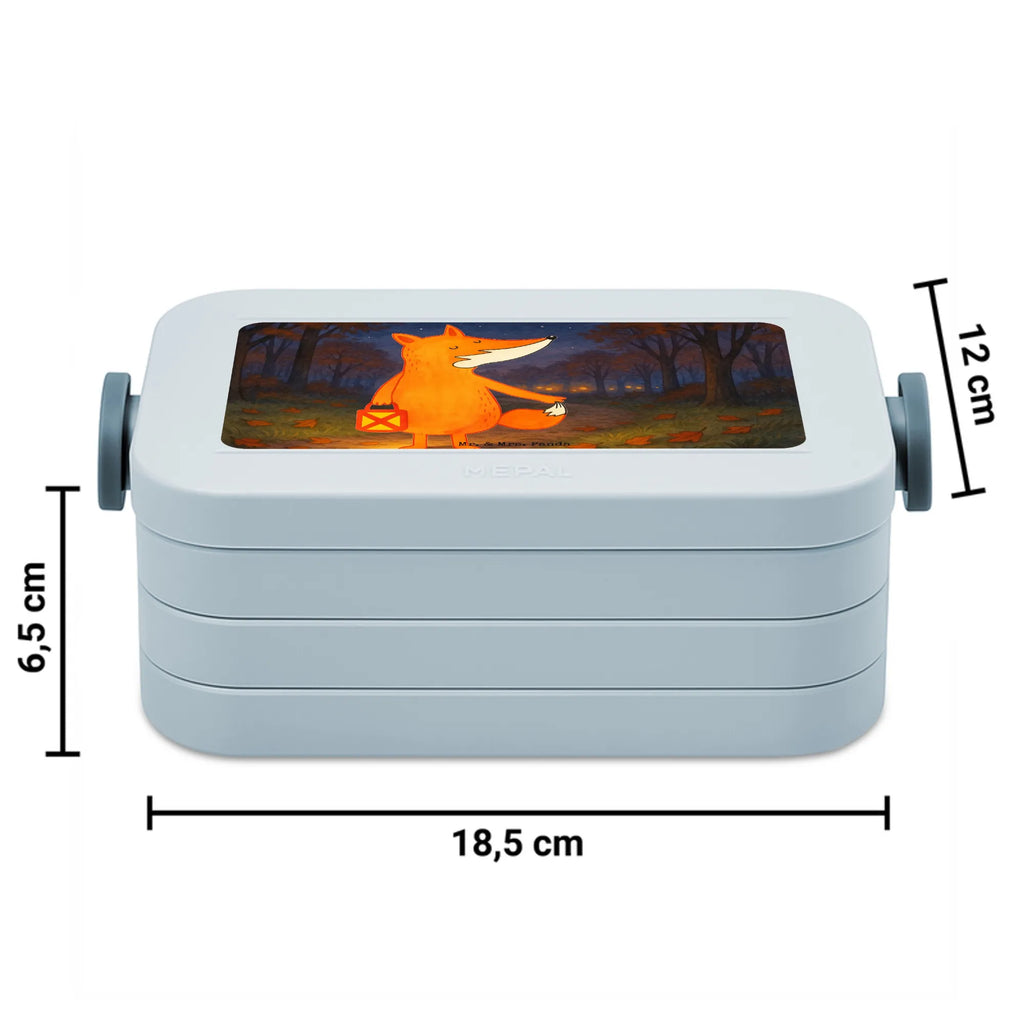 MEPAL Bentobox Fuchs Laterne Design Lunchbox, Brotdose, Bentobox, Fuchs, Sankt Martin, Aufmuntern, Spruch trösten, Laterne, Laternenumzug, Liebeskummer Spruch, Cäsar Otto Hugo Flaischlen, Füchse