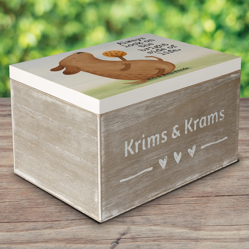 Skrzynia drewniana pies ciastko Design Pies, motyw psa, zwierzę domowe, rasa psa, miłośnik zwierząt, właściciel psa, powiedzenia