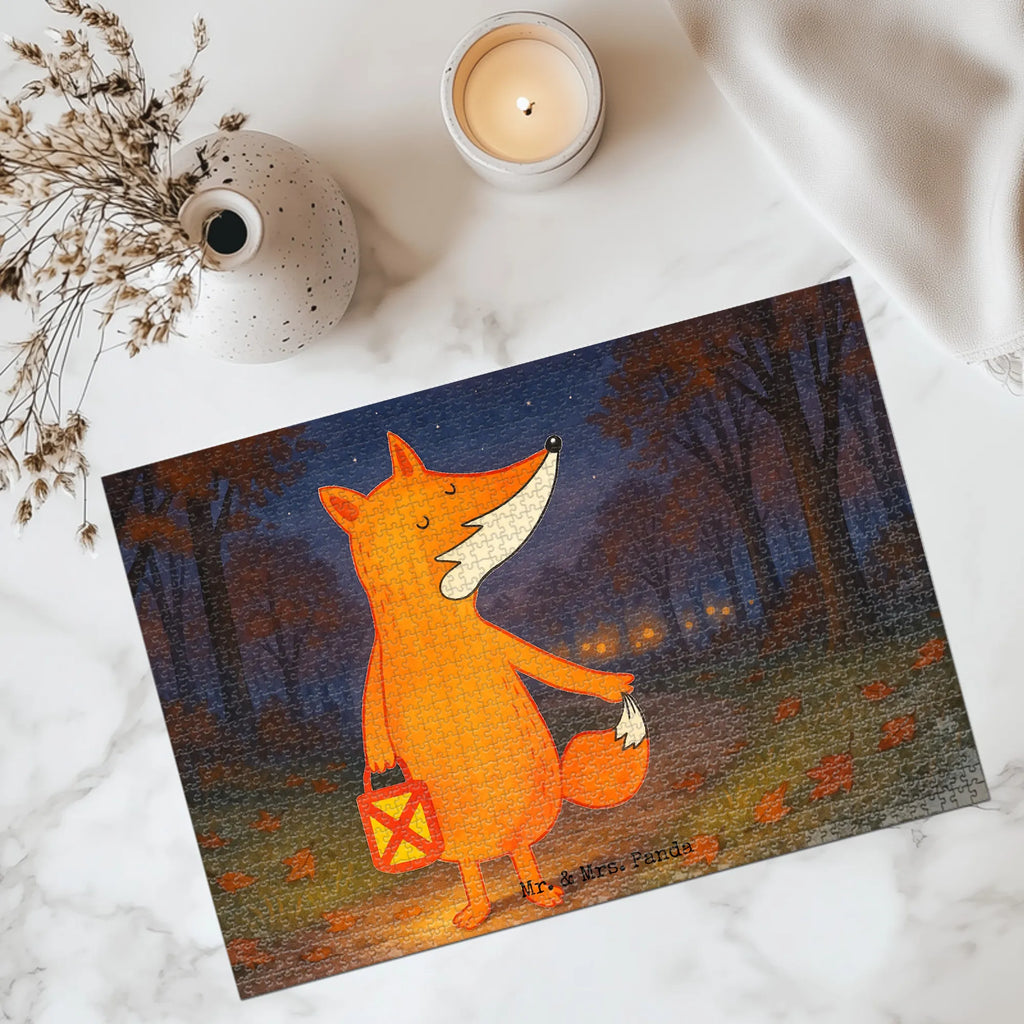 Puzzle Fuchs Laterne Design Puzzle, Fuchs, Spruch Trösten, Laterne, Sankt Martin, Aufmuntern, Liebeskummer Spruch, Cäsar Otto Hugo Flaischlen, Laternenumzug, Füchse