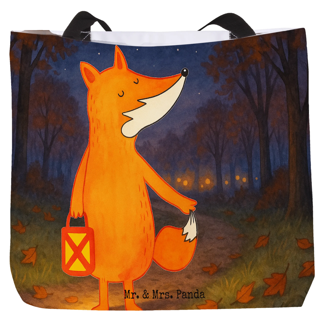 Shopper Fuchs Laterne Design Freizeittasche, Shopper, Einkaufstasche, Beutel, Strandtasche, Einkaufsbeutel, Schulbeutel, Tragebeutel, Tasche, Schultasche, Alltagstasche, Fuchs, Laternenumzug, Aufmuntern, Liebeskummer Spruch, Laterne, Spruch trösten, Füchse, Sankt Martin, Cäsar Otto Hugo Flaischlen