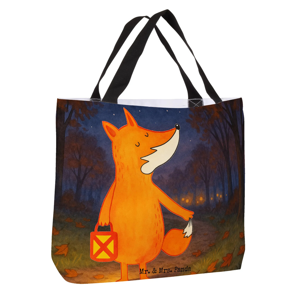 Shopper Fuchs Laterne Design Freizeittasche, Shopper, Einkaufstasche, Beutel, Strandtasche, Einkaufsbeutel, Schulbeutel, Tragebeutel, Tasche, Schultasche, Alltagstasche, Fuchs, Laternenumzug, Aufmuntern, Liebeskummer Spruch, Laterne, Spruch trösten, Füchse, Sankt Martin, Cäsar Otto Hugo Flaischlen