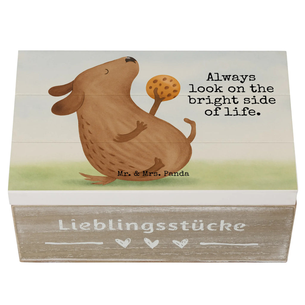 Skrzynia drewniana pies ciastko Design Pies, motyw psa, zwierzę domowe, rasa psa, miłośnik zwierząt, właściciel psa, powiedzenia