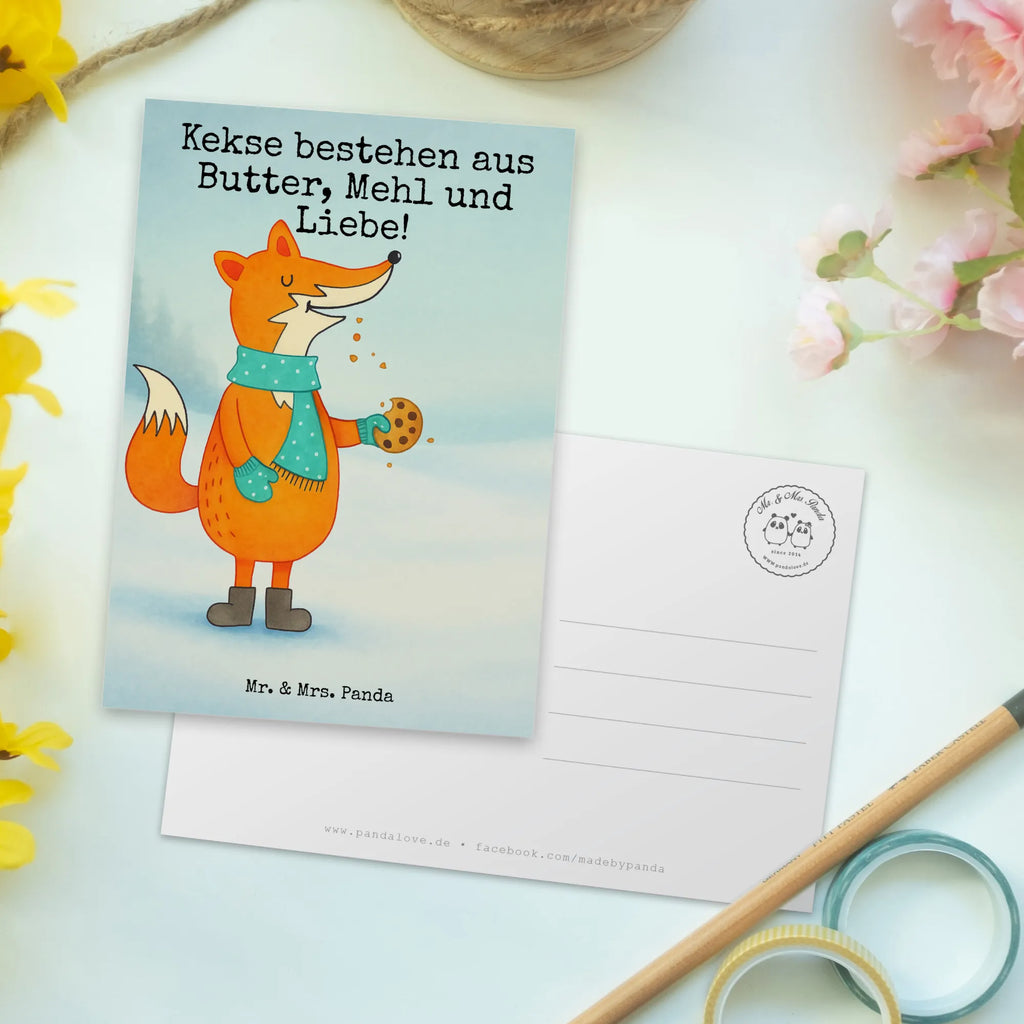 Postkarte Fuchs Keks Design Geburtstagskarte, Einladung Geburtstag, Geschenkkarte, Karte, Einladungskarte, Einladungskarten Geburtstag, Einladung, Ansichtskarte, Postkarte, Ansichtskarten, Dankeskarte, Grußkarte, Fuchs, Kekse, Liebe, Küche Deko, Winter, Weihnachtszeit, Füchse, Plätzchen, Backen Spruch