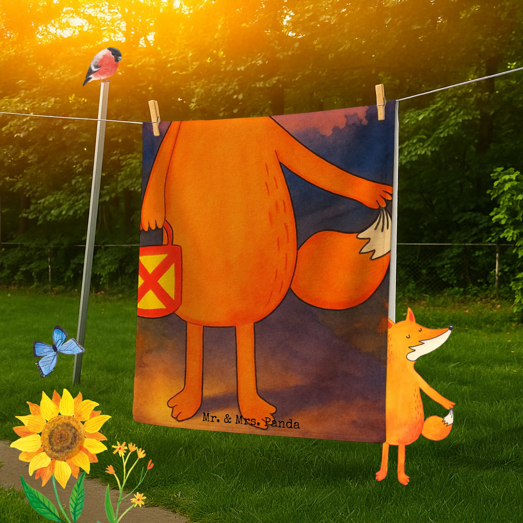 Badehandtuch Fuchs Laterne Design Duschtuch, Kinder Handtuch, Badetuch, Strandtuch, Saunatuch, Fuchs, Laterne, Aufmuntern, Füchse, Spruch trösten, Cäsar Otto Hugo Flaischlen, Liebeskummer Spruch, Sankt Martin, Laternenumzug