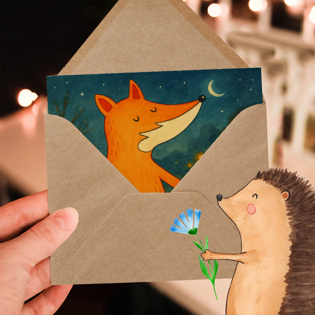 Deluxe Karte Fuchs Laterne Design Grußkarte, Geburtstagskarte, Hochwertige Grußkarte, Glückwunschkarte, Karte, Einladungskarte, Hochzeitskarte, Hochwertige Klappkarte, Klappkarte, Fuchs, Spruch trösten, Aufmuntern, Sankt Martin, Laternenumzug, Liebeskummer Spruch, Laterne, Cäsar Otto Hugo Flaischlen, Füchse