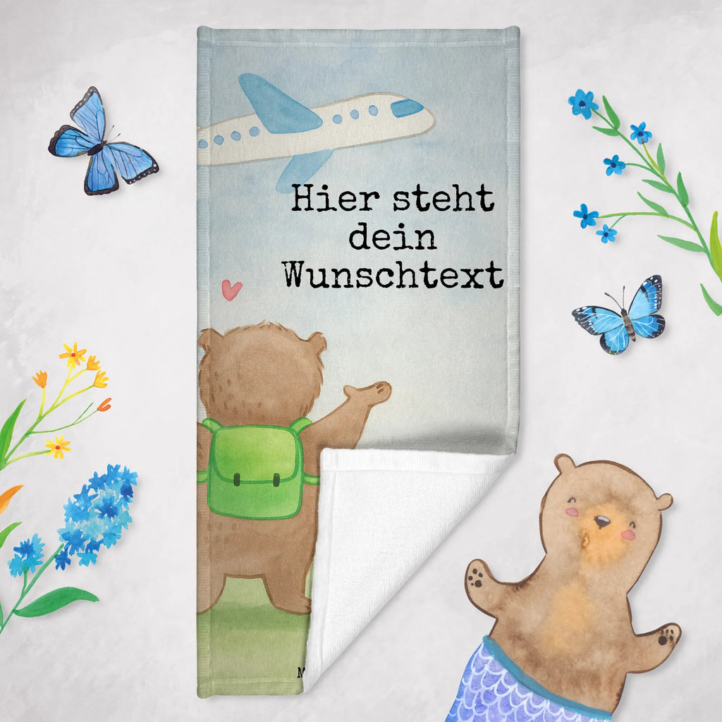 Personalisiertes Badehandtuch Bär Flugzeug Design Duschtuch mit Namen, Kinder Handtuch mit Namen, Personalisiertes Badetuch, Personalisiertes Handtuch, Strandtuch mit Namen, Saunatuch mit Namen, Badetuch mit Namen, Liebe, Partner, Freund, Freundin, Ehemann, Ehefrau, Heiraten, Verlobung, Heiratsantrag, Liebesgeschenk, Jahrestag, Hocheitstag, Valentinstag, Geschenk für Partner, für Ehemann, Mitbringsel, Liebesbeweis, für Männer, Hochzeitstag, Geschenk für Freundin, Geschenk für Frauen