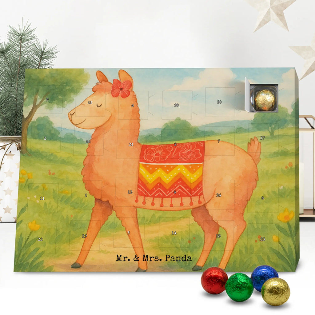 Chocolate advent calendar alpaca Proud Design alpaca, animal, llama, pako, camel, Peru, favourite animal