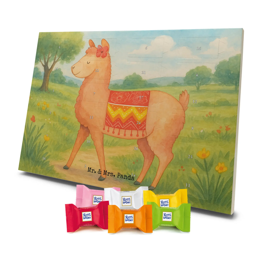 Chocolate advent calendar alpaca Proud Design alpaca, animal, llama, pako, camel, Peru, favourite animal