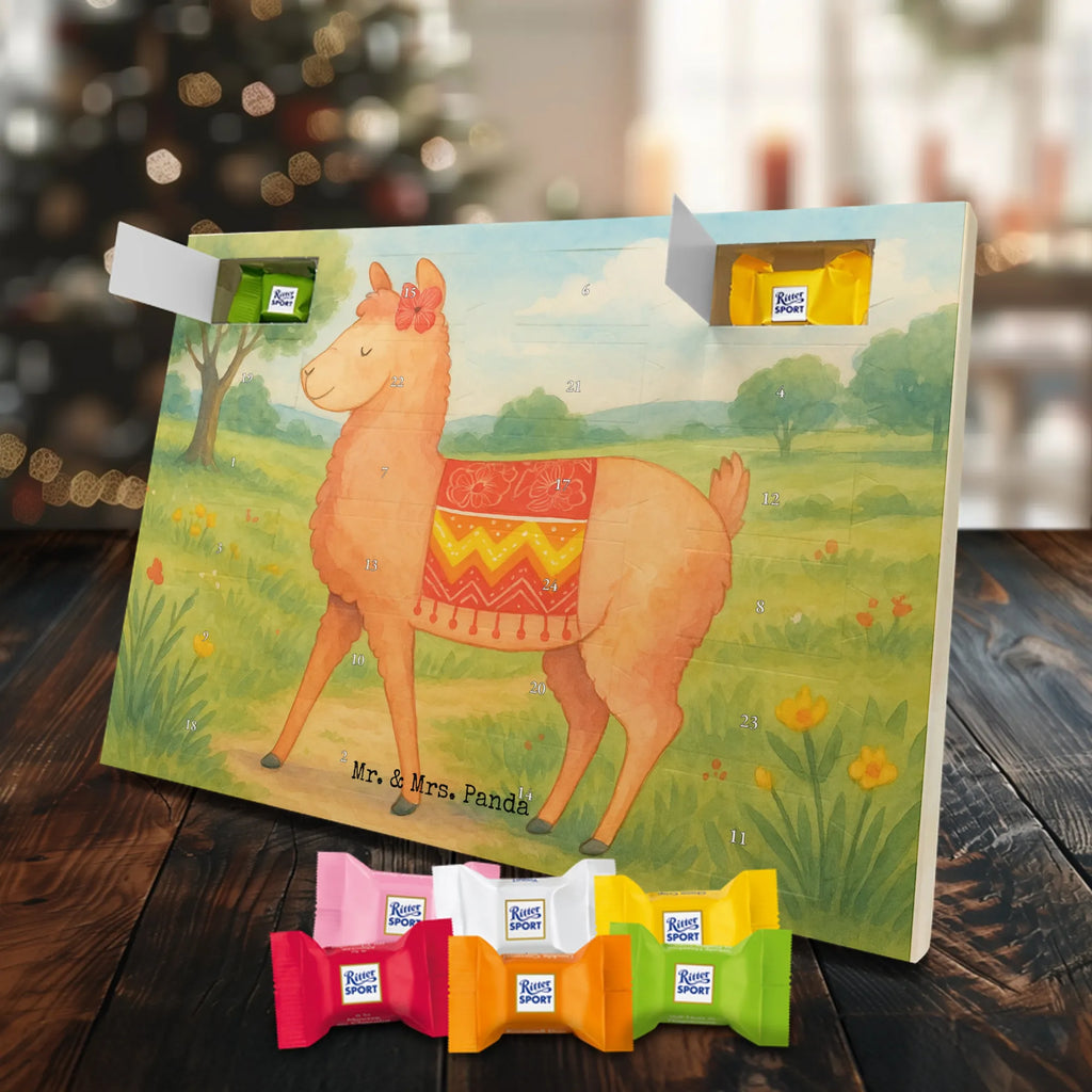 Chocolate advent calendar alpaca Proud Design alpaca, animal, llama, pako, camel, Peru, favourite animal